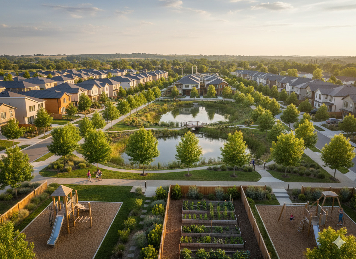 New development landscaping