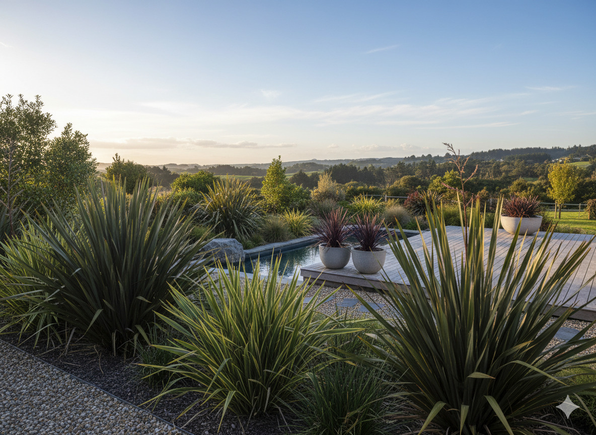 Native New Zealand plants in landscape design
